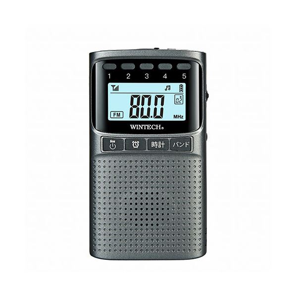 中古】【非常に良い】パナソニック FM/AM 2バンドラジオ シルバー RF