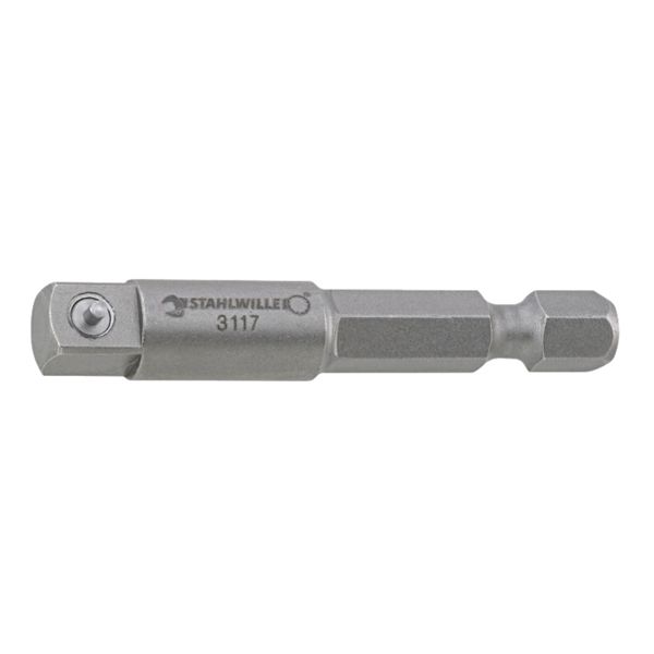 STAHLWILLE スタビレー 1/4HEX ソケットアダプタ 全長50粍 3119 物の具 物の具 DIY 進め方物の具[21]