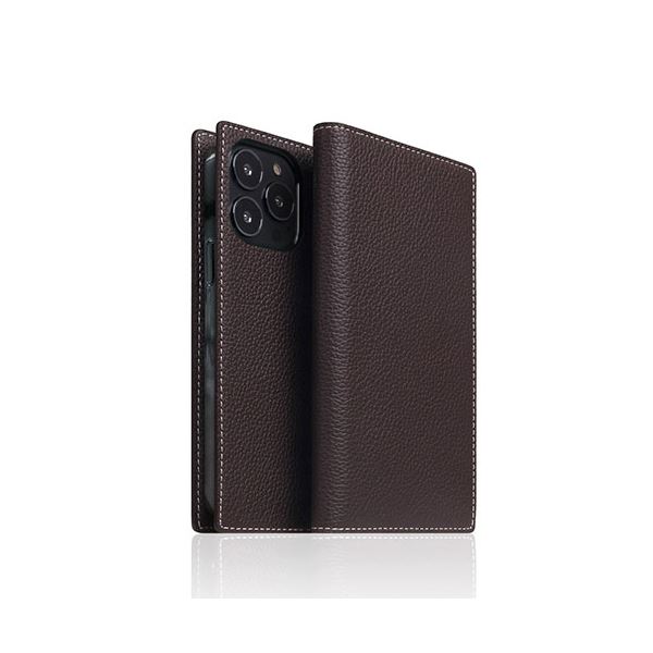 SLG Design Full Grain Leather Case for iPhone 14 Pro Max 赤銅色皮膚軟化剤 万覚え帳型 SD24351i14PMBC [21]