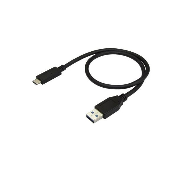 （まとめ） StarTech.com USB3.1有線テレビ 0.5m Type A（牡）-C（牡） 黒いこと USB31AC50コマーシャル1本 【×3仕掛ける】 [21]