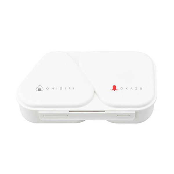 【5セット】 オーエスケー おにぎり ランチケース ホワイト MMT37891X5[21]