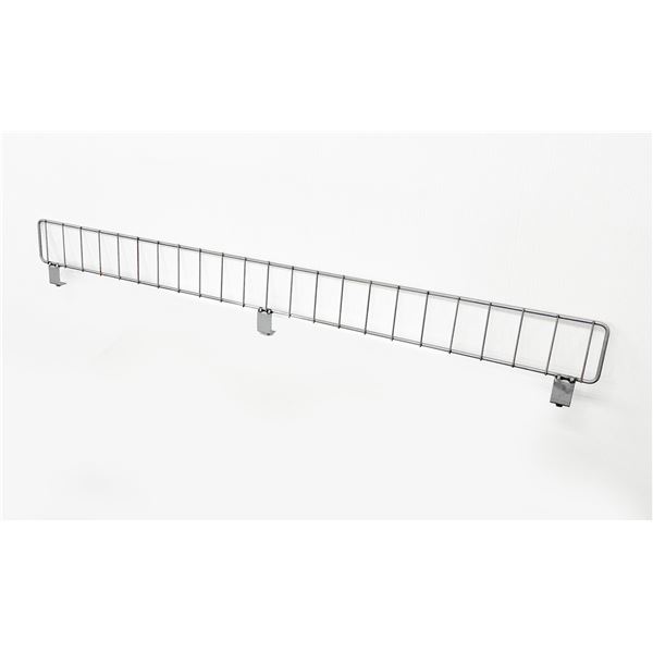 プロフェイス 落下防止ガード 120cm 単品 スチール クロームメッキ 日本製 スチールラック 棚用 ガード柵 インテリア家具 [21]