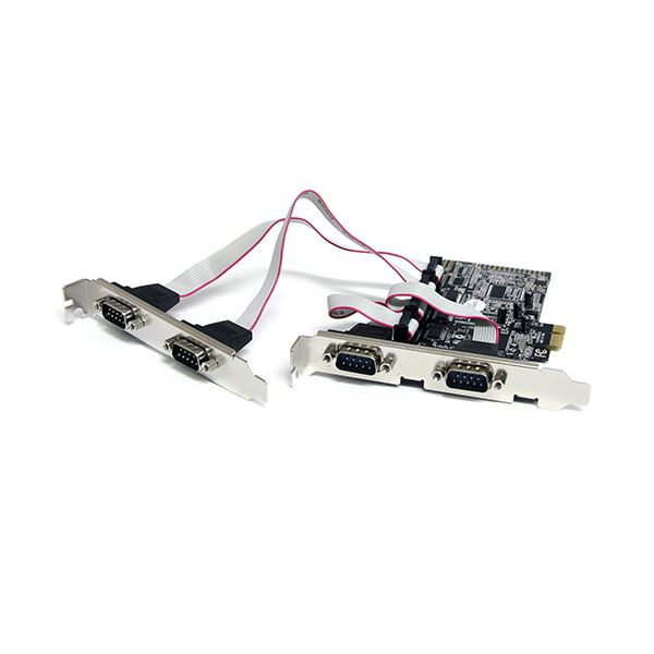 StarTech.com 16550 UART対応4ポートRS232C PCIeカード PEX4S553 1個[21]