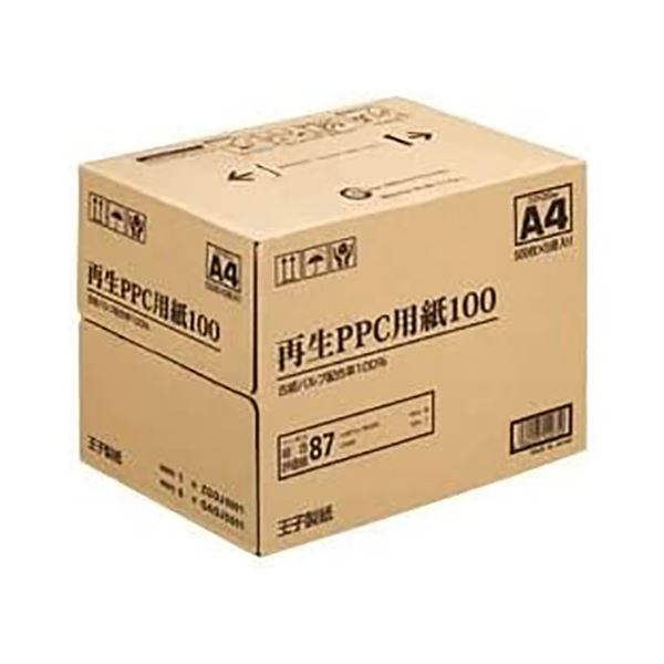 王子製紙 再生紙PPC用紙 100 B5 1箱5冊 [21]