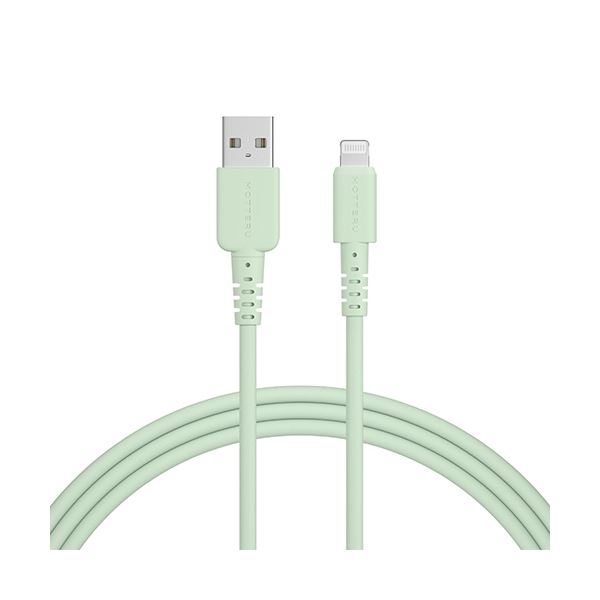 （まとめ） オウルテックMOTTERU A to Lightning ケイ素樹脂有線テレビ ピスタチオ 2m MOT-SCBALG200-なおなお書き 1本 【×3仕掛ける】 [21]