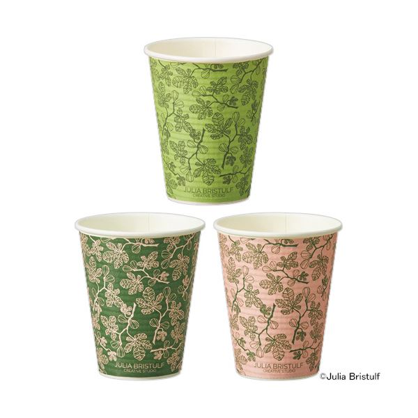 TANOSEEエンボスカップ FIG 260mL（9薬局衡オンス） 1書き割り（1000個：40個×25容器に並べる） [21]