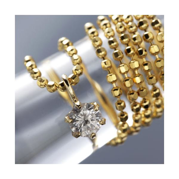 0.1ct K18台ダイヤモンドペンダント/ネックレス [21]