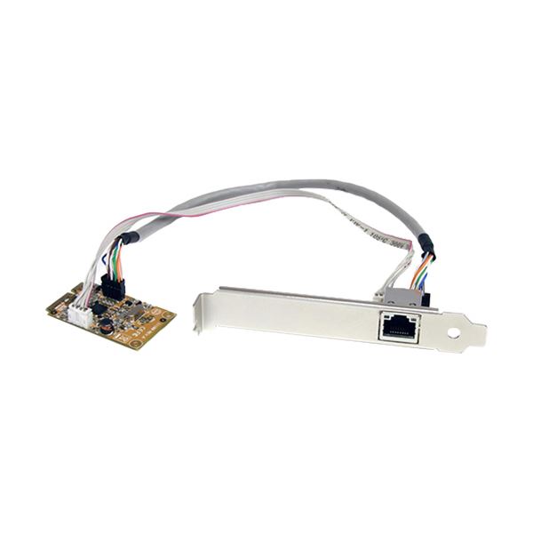 StarTech.com mini PCI Expressカード接続ギガビットイーサネット有線LANアダプタ ST1000SMPEX1個[21]