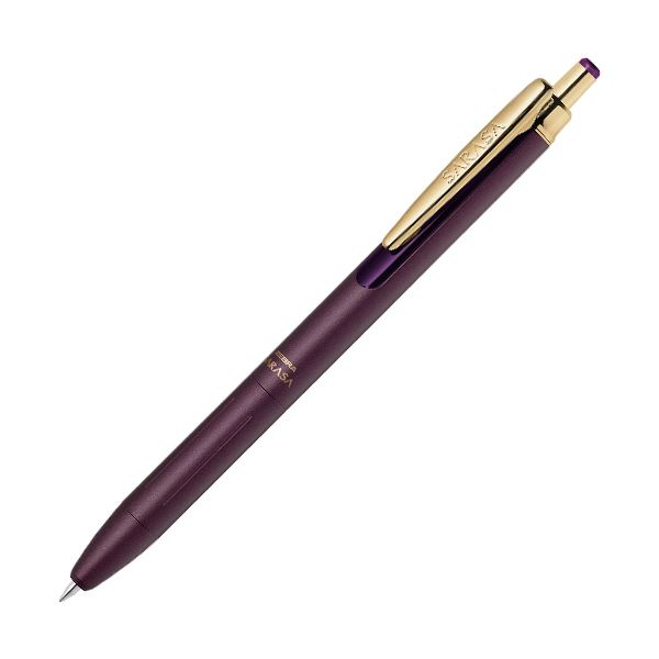 （まとめ） ゼブラジェルボールペン サラサ地べた 0.5粍 ボルドーパープル P-JJ57-VBP 1本 【×5仕掛ける】[21]