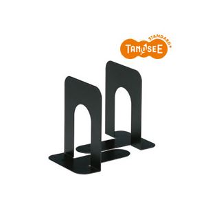 （まとめ）TANOSEE ブックエンド T型 中 黒いこと 30組[21]