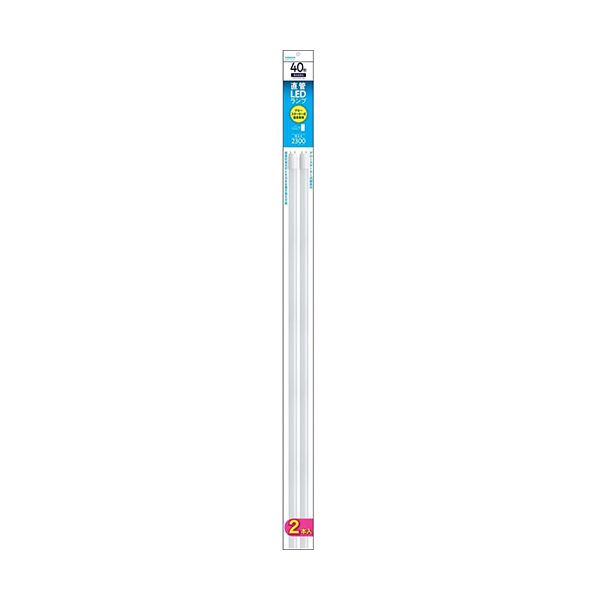 YAZAWA LED直管40W型 昼光色 グロー式 2P LDF40D/15/20VF/2/2P [21]