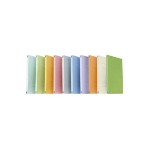 (お役目用10書き割り) 足し加える 坦々たる整理保存用具/紙整理保存用具 【A4/2穴 10冊入り口・入口】 021N オレンジ色 [21]
