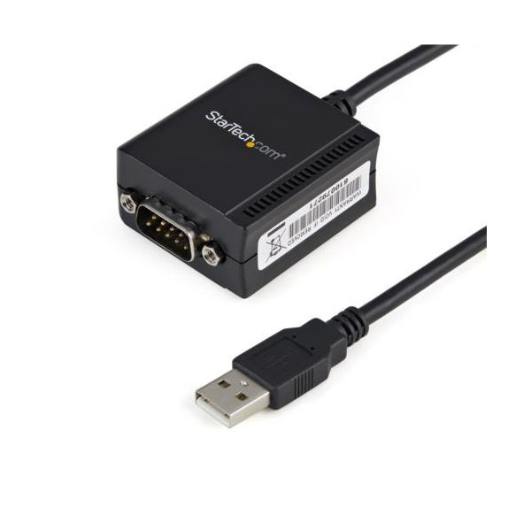 StarTech.com USB-RS232C禾穀類取り替えっこ有線テレビ COM界面電話番号守りつづける役立つこと相応う 1.8m 黒いことICUSB2321F 1本[21]