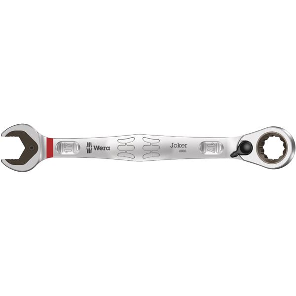WERA ヴェラ ズボン下 ラチェットレンチ JOKER 鍵部内辺口幅17粍 全長225粍 020072 物の具 物の具 DIY 進め方物の具 物の具[21]