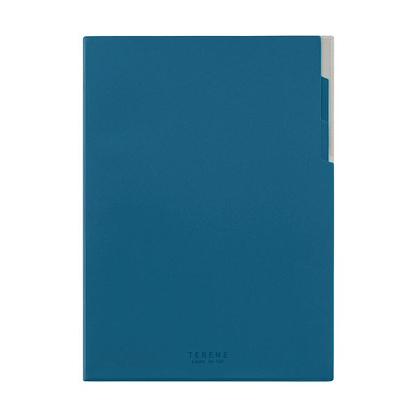 (まとめ）百獣の王事務器 ハードメモホルダーTERENE（テレネ） A4 青碧 HH-63P 1冊 【×30書き割り】[21]