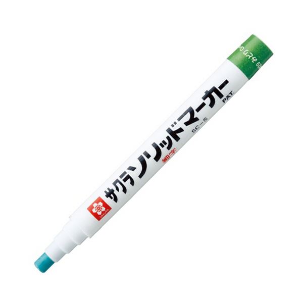 （まとめ）櫻クレパス 油性マーカーソリッドマーカー 細字 みどり SC-S#29 1本【×30仕掛ける】[21] 文房具・事務用品-その他