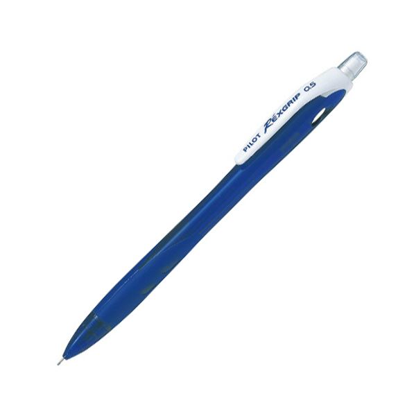 （まとめ） パイロットシャープペンシル レックスグリップ 0.5mm （軸色：ブルー） HRG-10R-L5 1セット（10本） 【×5セット】 [21]