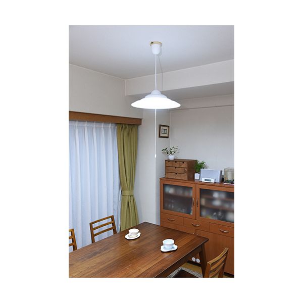 YAMAZEN LEDシャンデリヤともし火 4.5畳用 白いこと LP-A45D（W） 1台[21]
