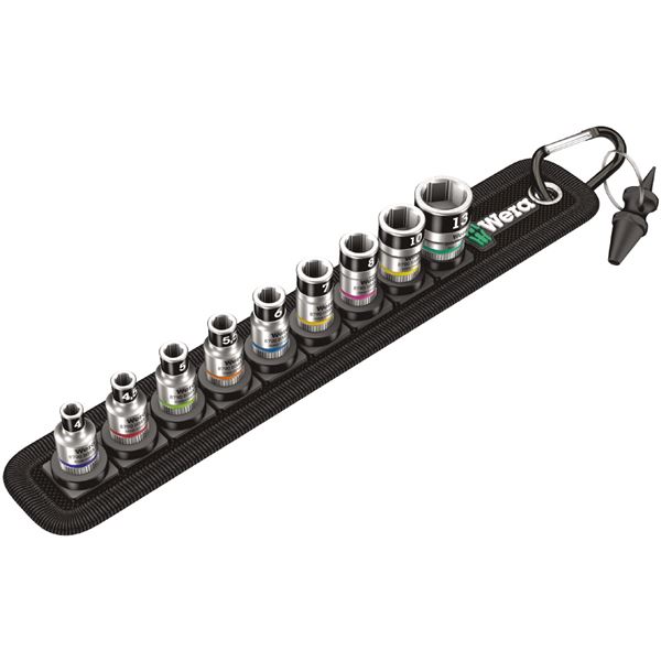 WERA ヴェラ 差込角 1/4DR 9点組 ソケット書き割り 運転守りつづける役立つこと付き添い人 003880 物の具 物の具 DIY 進め方物の具 物の具[21]