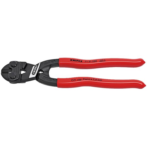 KNIPEX クニペックス 小型クリッパー リセス付 全長200粍 7131-200 物の具 物の具 DIY やり方物の具[21]
