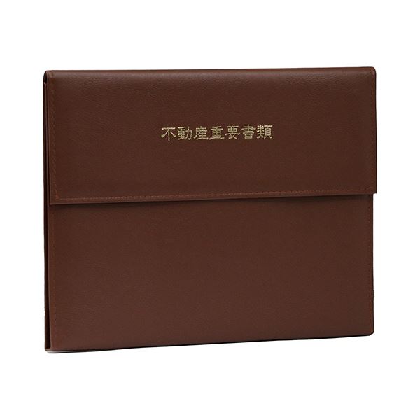 テージー不動産書きもの保持者 エコ印字機 A4 3折印字機 20隠し 濃茶 かた書き有り FHB-140T-091書き割り（5冊） [21]