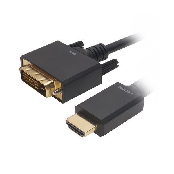 【5セット】 ホーリック HDMI-DVI変換ケーブル 3m HADV30-703BBX5[21]