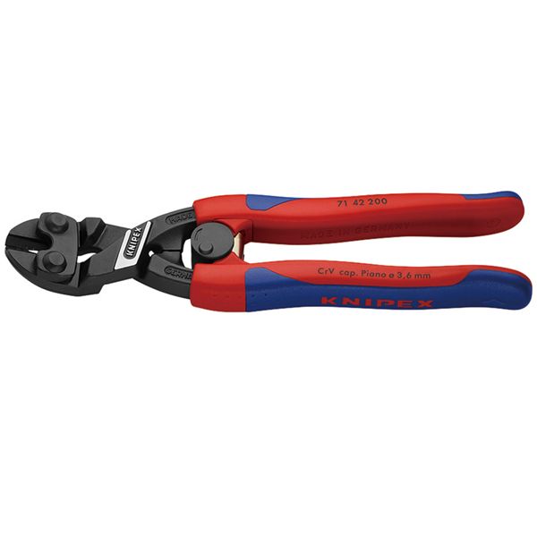 KNIPEX クニペックス 小型クリッパー コンフォート ベントヘッド リセス付 大きさ200×62×24粍 7142-200 物の具 物の具 DIY[21]