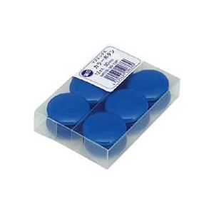 （まとめ）マグエックス カラーボタン 直径30mm黄 MFCB-30-12P-Y 1パック(12個)【×10セット】[21]