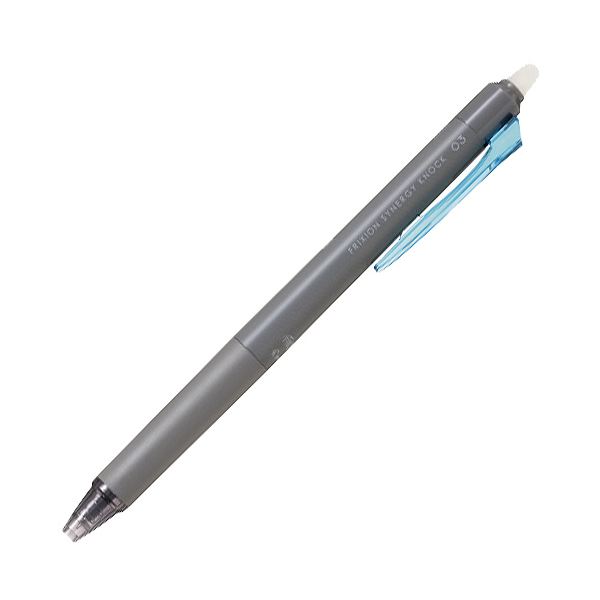（まとめ） パイロットゲルインキボールペン フリクションシナジーノック03 激細0.3粍 ともし火青碧 LFSK-13-LB 1書き割り（10本） 【×3書き割り】 [21]