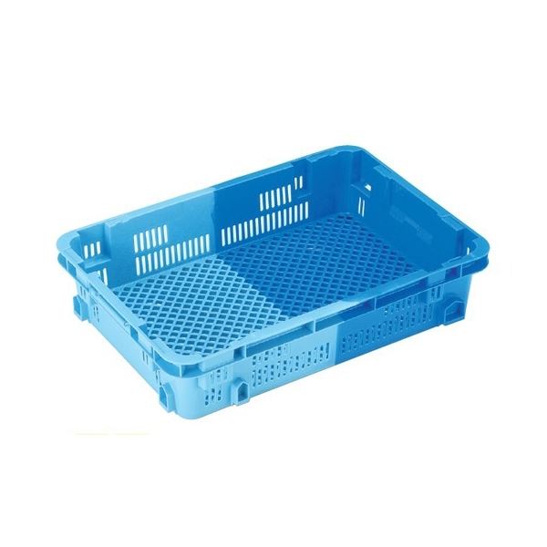 【5個セット】 業務用コンテナボックス/食品用コンテナー 【NF-M27深】 ダークブルー/ブルー 材質：PP【代引不可】 [21]