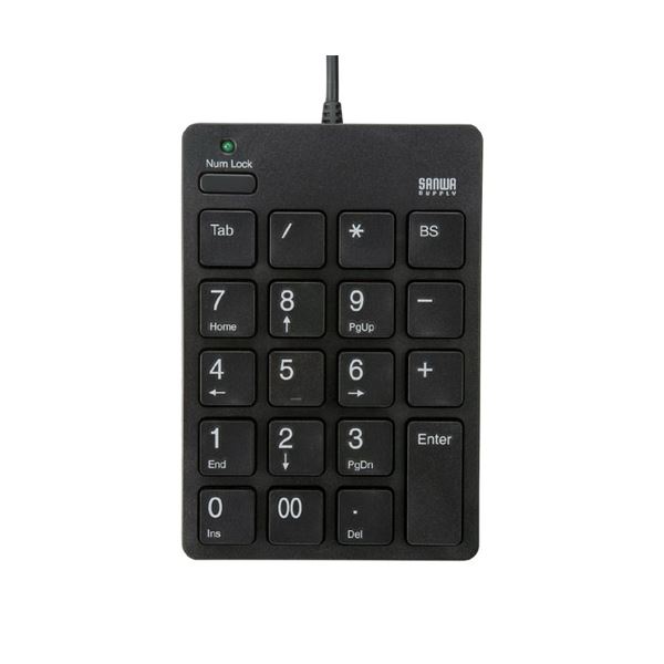 （まとめ）サンワサプライ USB2.0こしき付テンキーアイソレーションタイプ NT-18UH2BK【×2仕かける】[21] マウス・キーボード・入力機器-その他-パソコン・周辺機器