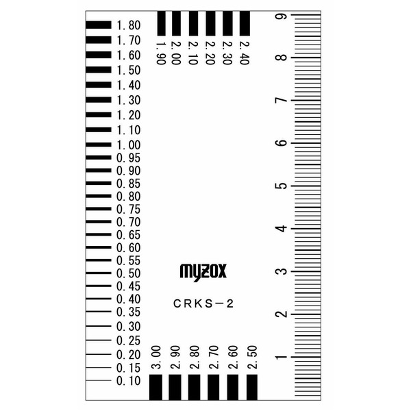 （まとめ）マイゾックス ひび割れ規模/位置づける物の具 55×91粍 CRKS-2 219270 黒いこと(黒) 〔御勤め用/労働者階級向け/DIY/日曜日宮大工〕【×30書き割り】 [21]