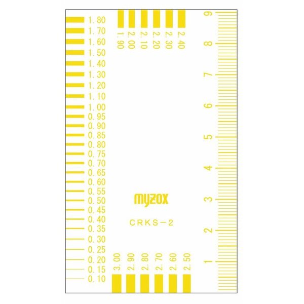 （まとめ）マイゾックス ひび割れ規模/位置づける物の具 55×91粍 CRKS-2Y 219271 黄色(黄) 〔御勤め用/労働者階級向け/DIY/日曜日宮大工〕【×30書き割り】 [21]