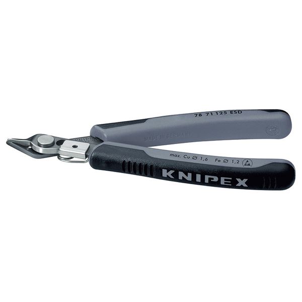 KNIPEX クニペックス 7871-125ESD エレクトロニクス スーパーニッパー 工具 ツール DIY 作業工具 道具 ニッパー[21]