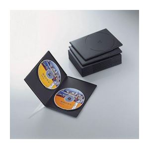 (まとめ)エレコム スリムDVDトールケース CCD-DVDS06BK【×10セット】[21] 8,335円