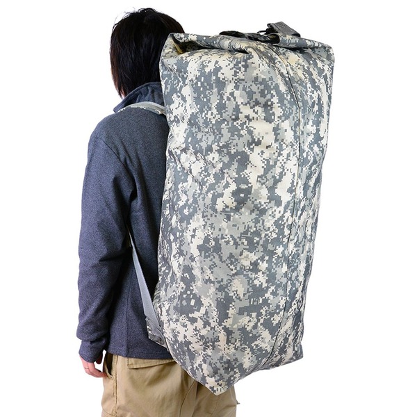 ROTHCO ロスコ ダッフルバッグ カバン ダブルストラップ GIタイプ ACUデジタル カモ 大容量 丈夫 撥水 ミリタリーバッグ 軍モノ[21]