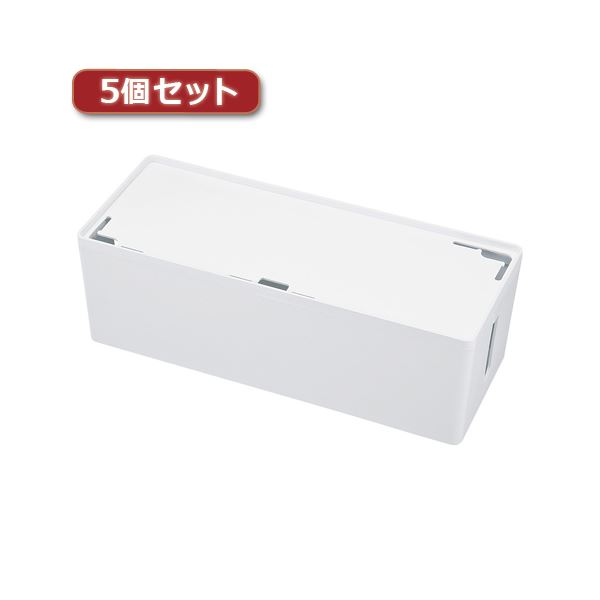 5個書き割り サンワサプライ 有線テレビ＆水道栓納めるボックス席 CB-BOXP3WN2X5 [21]