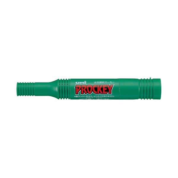（まとめ） 三菱鉛筆 プロッキー PM150TR.6 太細 緑 10本【×10セット】 [21]