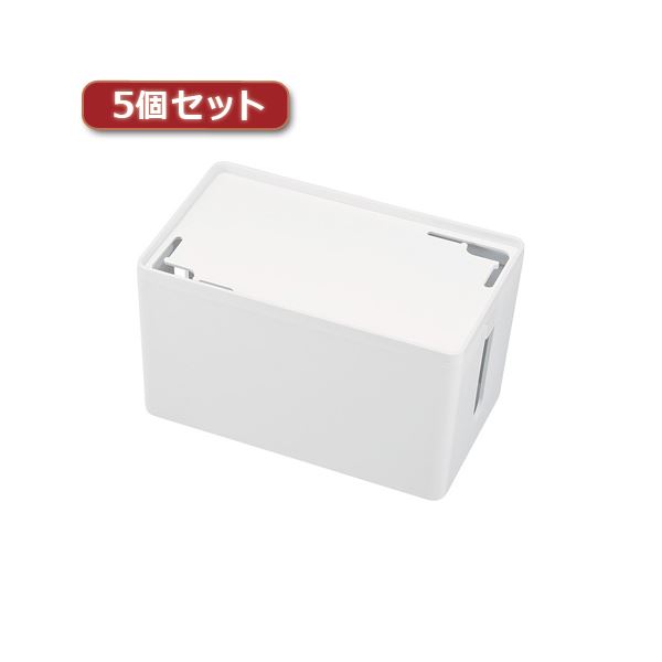 5個書き割り サンワサプライ 有線テレビ＆水道栓納めるボックス席 CB-BOXP1WN2X5[21]