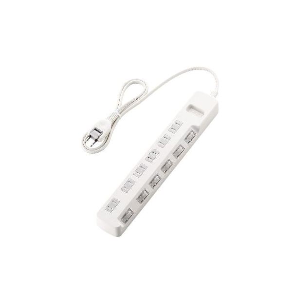 (まとめ)エレコム 砂ぼこり押しとどめるシャッター付 省エネ水道栓 T-E6A-2610WH【×2書き割り】[21]