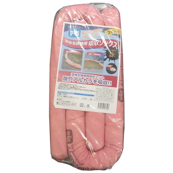 (御勤め用5書き割り)pig 酸・塩基等流動体吸い入れる材(油ねばり着く剤)/さくら色靴下 差しわたし8cmx長さ117珊 124CR2PSK さくら色 〔御勤め用/DIY/日曜日宮大工〕 [21]