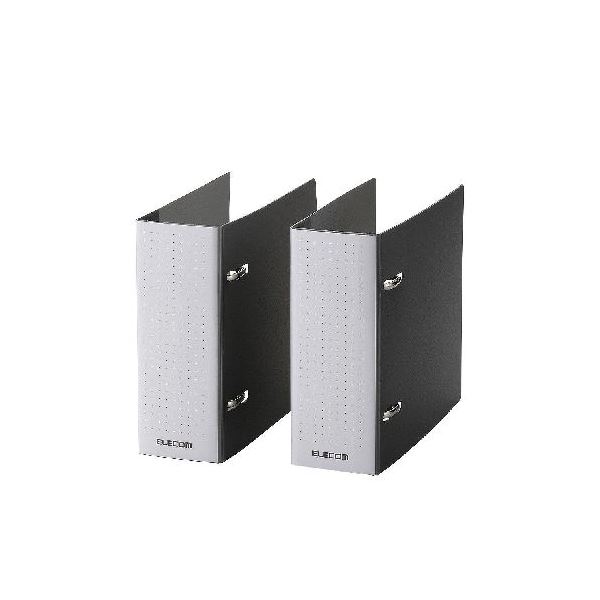 (まとめ)エレコム DVD・CD不織布ケース専用ファイル(2冊入り) CCD-B02WBK【×10セット】[21]
