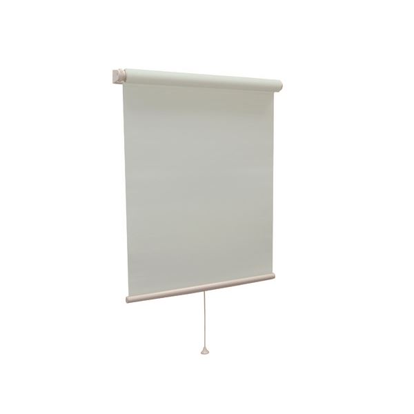 モダン ロールスクリーン 【遮光2級防炎 90cm×220cm ブルー】 日本製 巻取りスピード調整機能付き 『ティオリオ』【代引不可】[21]
