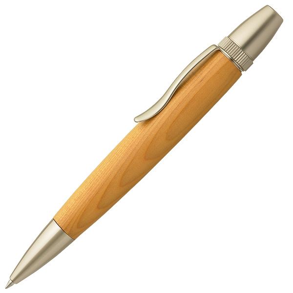 銘木 御手々御手伝いさん ボールペン/文房具 【一位 いちい】 日本製 0.7粍 文具 執務室設備 ステーショナリー [21]
