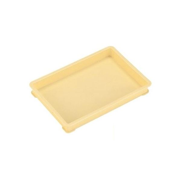 【15個仕掛ける】 食麺麭入れもの/食料雑貨類用入れもの 【小型浅】 象牙色 洗い濯ぎ飾り気の無い【代引不可】[21]