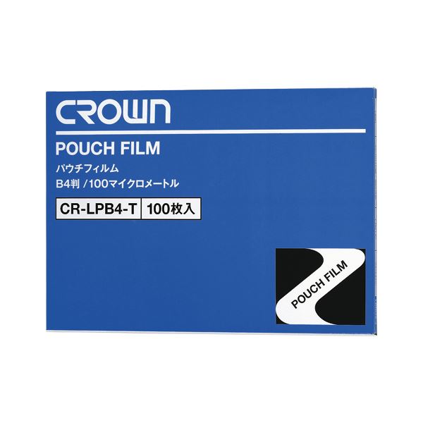 （まとめ） パウチフィルム 100枚入 CR-LPB4-T 【×2セット】[21]