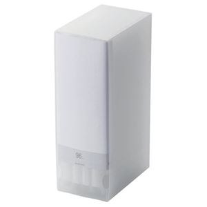 （まとめ） エレコム DVD／CD用ディスクファイル 96枚収納 クリア CCD-FS96CR 1個 【×5セット】[21]