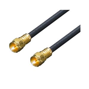 (まとめ)取り替えっこはやりっ児 空中線 4C有線テレビ 10.0m +L型+中継ぎ F4-1000【×3仕掛ける】[21]
