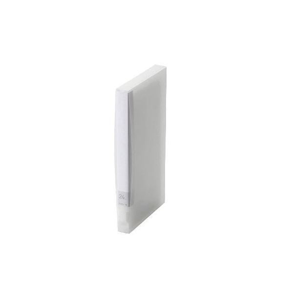 (まとめ)エレコム DVD/CD用ディスクファイル 24枚収納 CCD-FS24CR【×10セット】[21]
