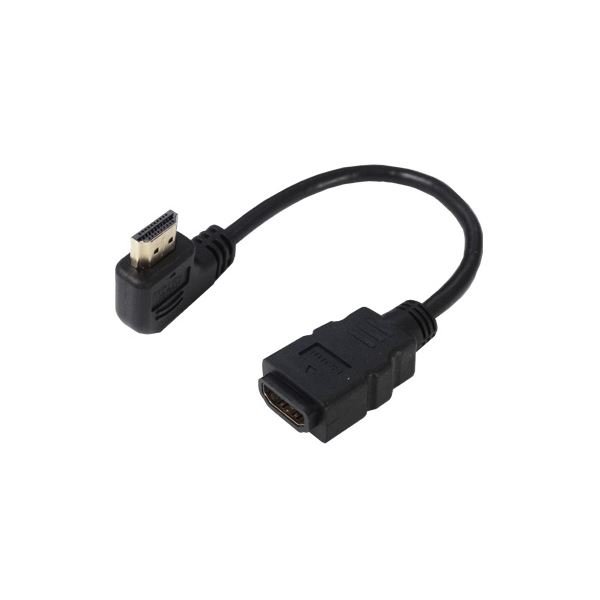 (まとめ)変換名人 HDMI L型ケーブル延長20(左L) HDMI-CA20LL【×5セット】[21]